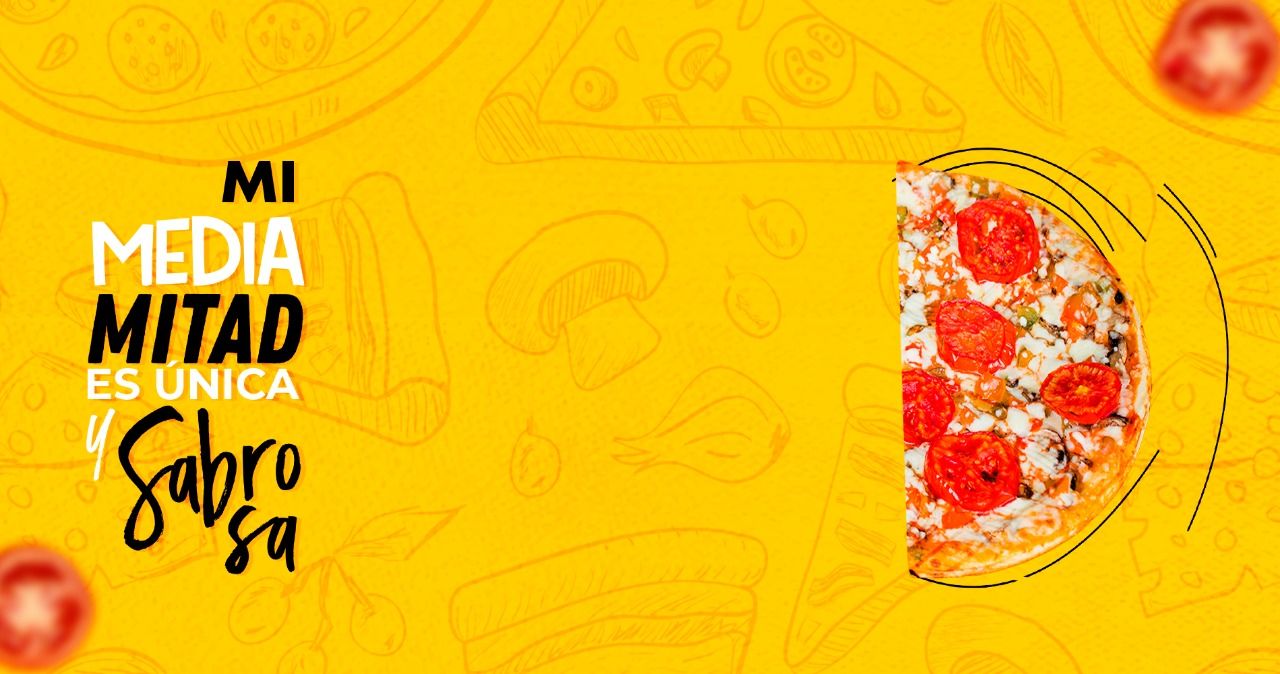 Mi media mitad es única y SABROSA - Caracol Pizzería